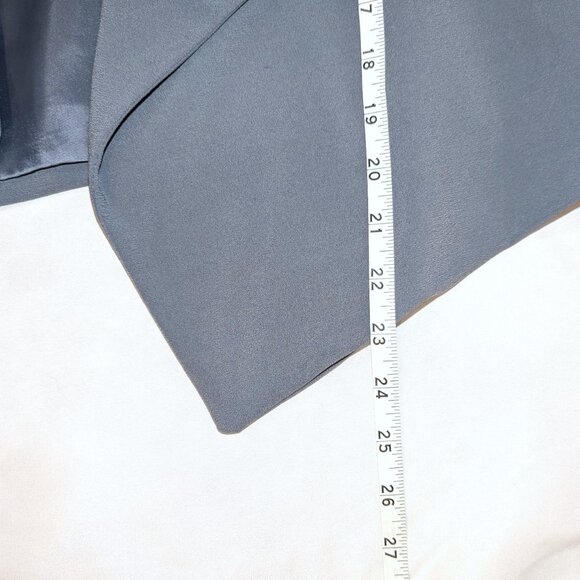 Banana Republic | Blazer Open Drape Front Flyaway Soft Blazer in Gray | Size 6 - Picture 10 of 12